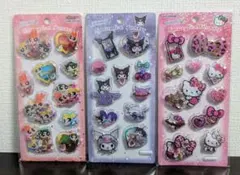 スパンコールパーティー　パワーパフガールズ　クロミ　キティ　ヒョウ柄　シール