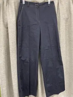 【未使用】ZARA　トップステッチ　ストレートフィットパンツ　Mサイズ