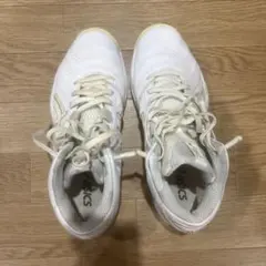 ASICS バスケットボールシューズ ホワイト/ゴールド 26.0