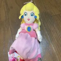タグ付き スーパーマリオ ピーチ姫 オールスターコレクションぬいぐるみ S