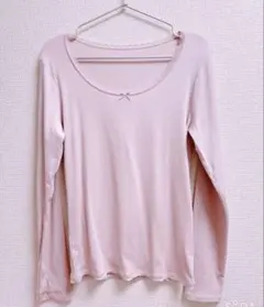 GU ジーユー インナー ウォームリブレースUネックT 長袖 ヒートテック