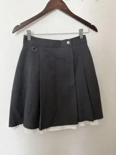 JEANASIS プリーツミニスカート グレーのサムネイル