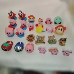 星のカービィ フィギュア ピンバッジ リング チョコエッグ など24点セット