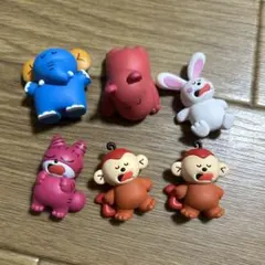 たべっ子どうぶつ　すやすやフィギュア　6個セット　ガチャガチャ