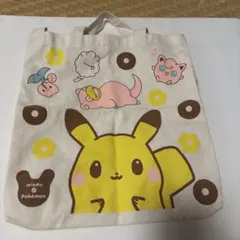 ミスタードーナツオリジナル　ピカチュウ トートバッグ