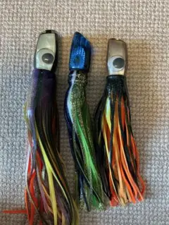 トローリングルアー ヘッド 3本セット 貝貼り - メルカリ