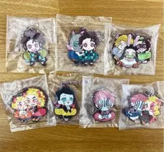 鬼滅ノ刃 キャラばんちょうこうラバーマスコット漆ノ型・無限列車　7体セット