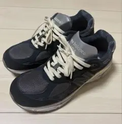 KITH×NewBalance 990v3 ネイビー 26センチのサムネイル