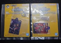ワンピースカードゲーム　一番くじ　 2点セット　ルフィ　おナミ