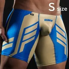 EGDE HONEST LONG BOXER Navy x Beige