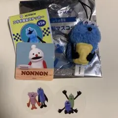 スンスン　スシローコラボ　指人形　たまご　ピック　ステッカー　ノン　ツク　ファン