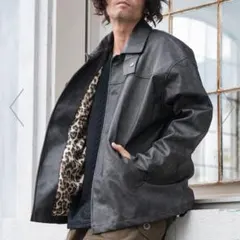 CAMBIO レザーライク　ハーフコート　ジャケット