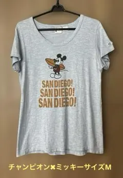 チャンピオン ミッキー コラボ Tシャツ サンディエゴ ディズニー Mのサムネイル