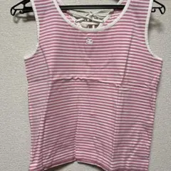 courreges ボーダー タンクトップ レースアップのサムネイル