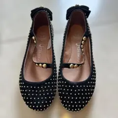 JEFFREY CAMPBELL スタッズ装飾 ブラック フラットシューズのサムネイル