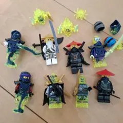 レゴ ニンジャゴー フィギュア 8体セット 武器付き