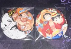 ONE PIECE ワンピース　缶バッジ エース リフィ