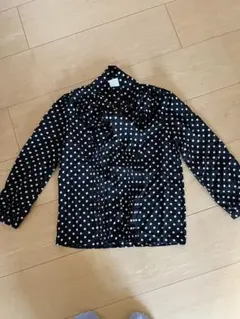 BACK NUMBER ドット柄長袖シャツ