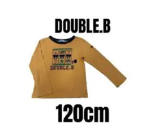 【ダブルビー　ミキハウス】長袖Tシャツ　スロットBくん　男児　120