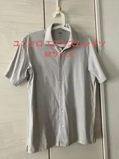 【美品】エアリズムコットンフルオープンポロシャツ Mサイズ