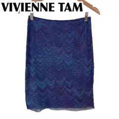 新品VIVIENNE TAM ヴィンテージパワーネットスカート 蓮の花柄 - メルカリ