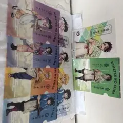 セブンイレブン限定　鬼滅の刃　クリアファイル クリアポスター 全5種 フルコンプ