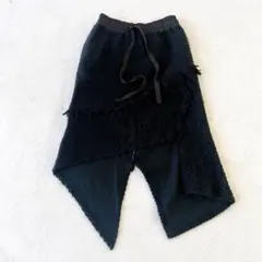 LGB クロップド サルエルパンツ hyde着用 archive フラップ二重ポケット×ベルト付きクロップドカーゴサルエル