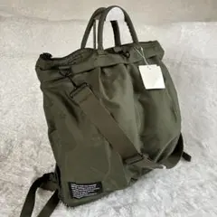 未使用品 Né-net 3WAY ショルダーバッグ リュック トート カーキ 