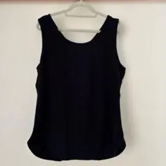 GU 黒 タンクトップ XL 前後使用可能　数回着用