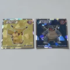 ポケモン　30周年ウエハースシール　ピカチュウ　カメックス
