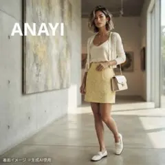 美品 ANAYI アナイ オードトワレジャガード後ろ切り替えスカート 36 ANAYI オードトワレジャガード後ろ切り替えスカート - メルカリ