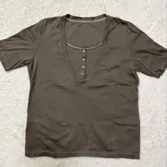 Calvin Klein 半袖Tシャツ ブラウン