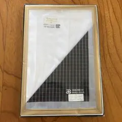 PAOLO GUCCI デザイン ハンカチ チェック柄2枚箱入り