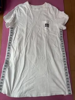ROXY ホワイトミニワンピース　M(大きめ)