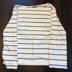 ZARA 長袖ボーダーTシャツ　L