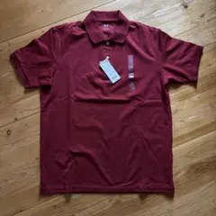 バーガンディ ポロシャツ Lサイズ