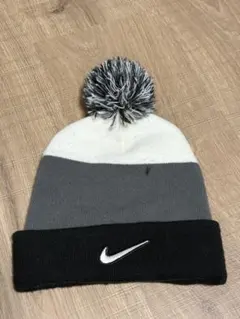 vintage nike beanie y2k ボンボン　ニット帽　ナイキ