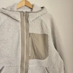 UNIQLO/ユニクロ ホワイトマウンテニアリング フリースフルジップパーカ