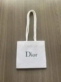 Dior ショップ袋 ホワイト ミニサイズ - メルカリ