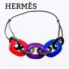 エルメス　カランバ　バッファローホーン×ラッカーウッドネックレス HERMÈS エルメス カランバ ネックレス バッファローホーン ラッカー