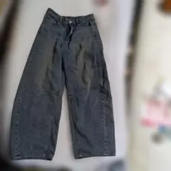 GU バレルレッグジーンズ Lサイズ