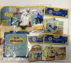 パペットスンスン　一番くじ　ステッカー　タオル セット