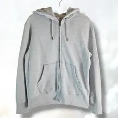 UNIQLO ユニクロ ジップアップパーカー グレー S 5874