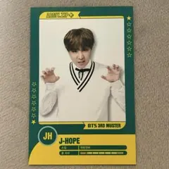 BTS 3rd muster プレイヤーカード ミニフォト ホソク ホビ 1