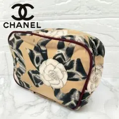 CHANEL カメリア ラウンド型 タッセル ポーチ - メルカリ