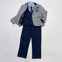 エルアンノアール他　フォーマルスーツ 120 卒業入学式　男の子　7点セット