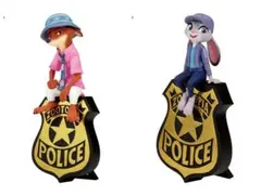 Zootopia2 ジュディ・ホップス ニック・ワイルド フィギュア