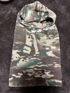 SENJIN フリース生地　迷彩柄　カモフラージュ　目出し帽　ネックウォーマー
