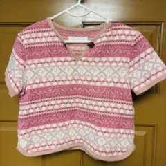 PINKHOUSE ピンクハウス ノルディック柄 半袖 トップス 100〜110のサムネイル