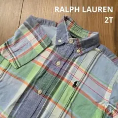 【RALPH LAUREN】 半袖 シャツ トップス チェック柄